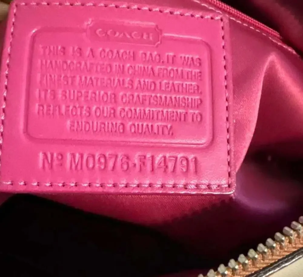 Coach satchel multi